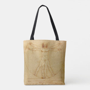 Bolsa Tote Homem Vitruviano por Leonardo Da Vinci