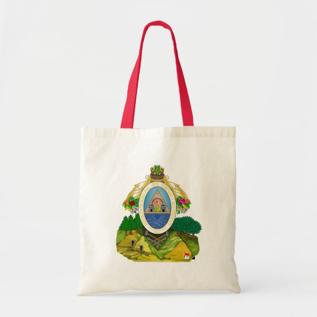 Bolsa Tote honduras emblema (Frente)