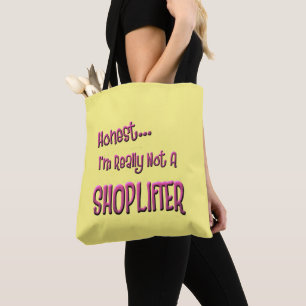Bolsa Tote honesto... eu realmente não sou um ladrão de lojas