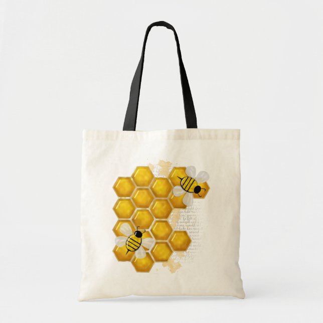 Bolsa Tote Honey Comb 3D Whimsey (Frente)