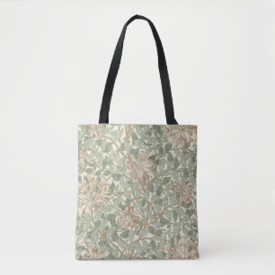 Bolsa Tote Honeysuckle Floral Wallpaper William Morris