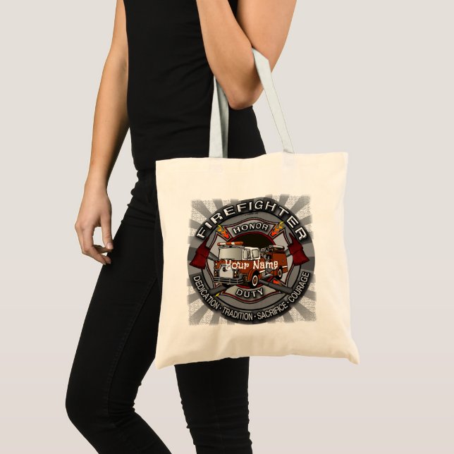 Bolsa tote Honra dos Bombeiros (Frente (produto))