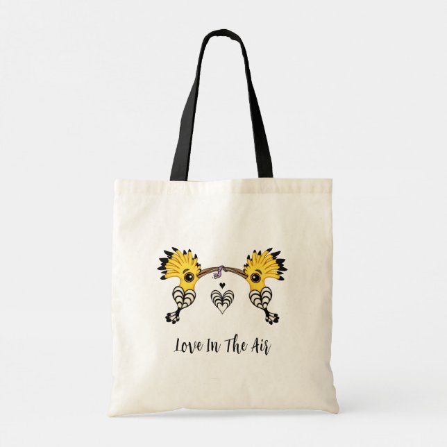Bolsa Tote Hoopoe Love Birds ( Love in the air ) (Verso)