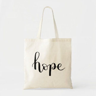 Bolsa Tote Hope Hand Lettered Tote Bag