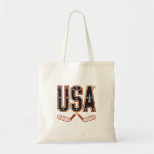 Bolsa Tote Hóquei da Bandeira Americana
