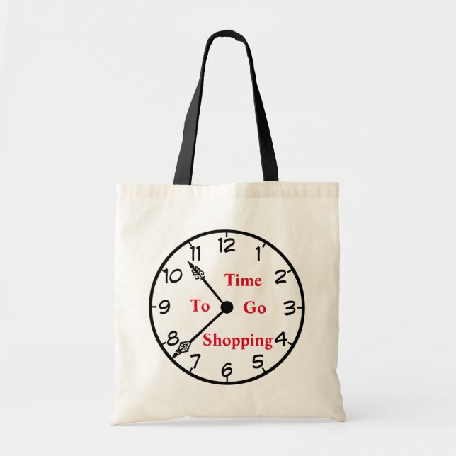 Bolsa Tote Hora de Ir Comprar (Frente)