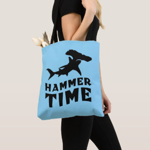 Bolsa Tote Hora do martelo   Design Para Amantes De Tubarão-H