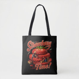 Bolsa Tote Hora do Morango!
