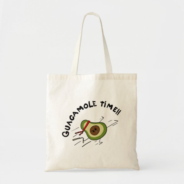 Bolsa Tote Horário de Guacamole (Frente)