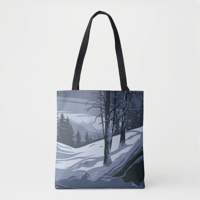 Bolsa Tote Horário de inverno Comprando Saco de Toque Errand (Frente)