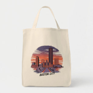 Bolsa Tote Horizonte da Cidade de Boston, Boston Ma EUA