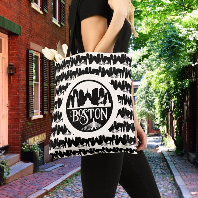 Bolsa Tote Horizonte de Boston (Criador carregado)