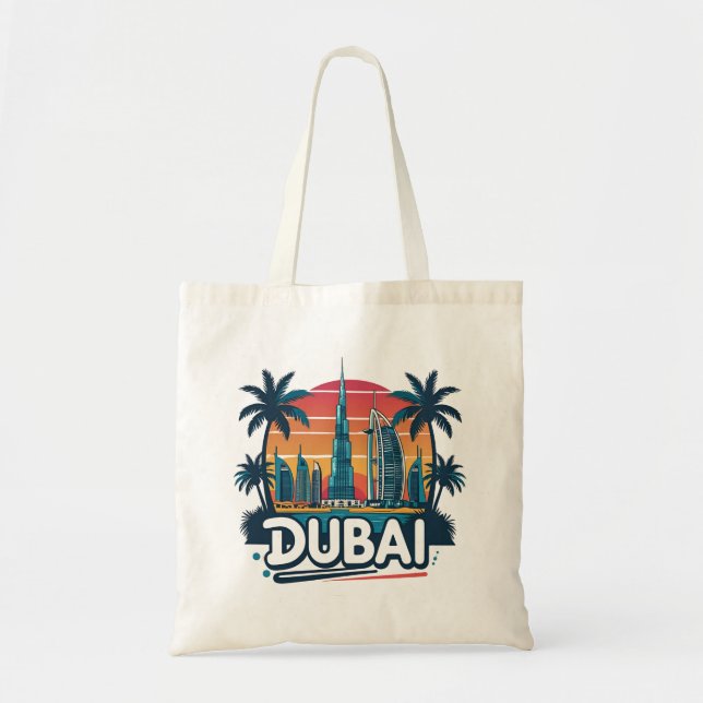 Bolsa Tote Horizonte de Dubai Viagens (Frente)