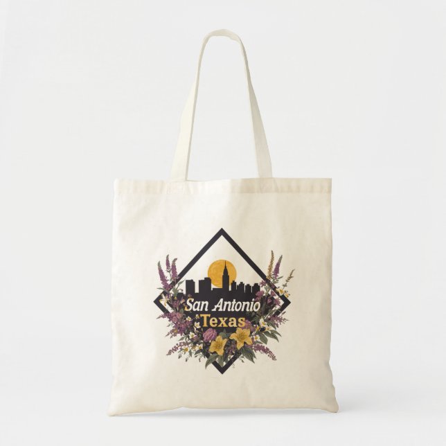 Bolsa Tote Horizonte de San Antonio Texas (Frente)