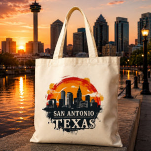 Bolsa Tote Horizonte de San Antonio Texas