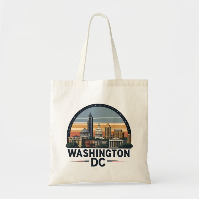 Bolsa Tote Horizonte de Washington DC (Frente)