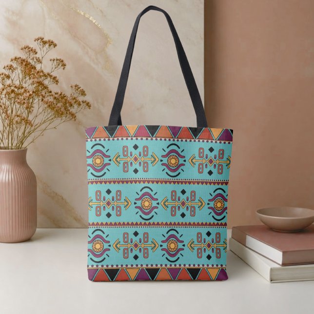 Bolsa Tote Horizonte Turquesa (Criador carregado)