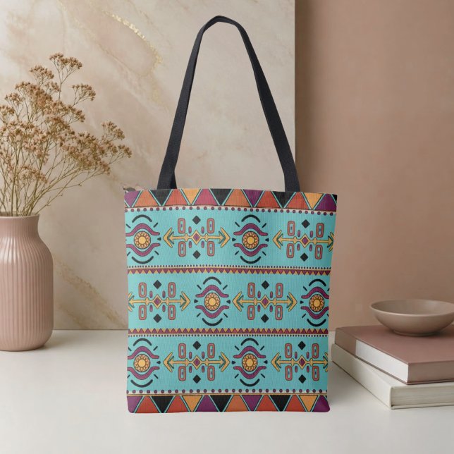 Bolsa Tote Horizonte Turquesa (Criador carregado)