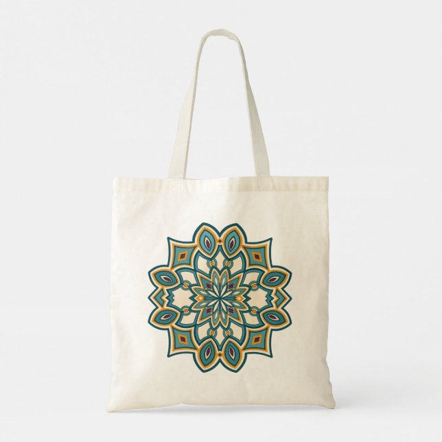 Bolsa Tote Horizonte Turquesa (Verso)