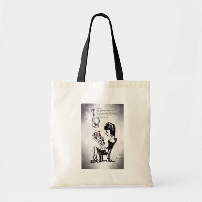 Bolsa Tote Horóscopo - modelo do saco (Frente)