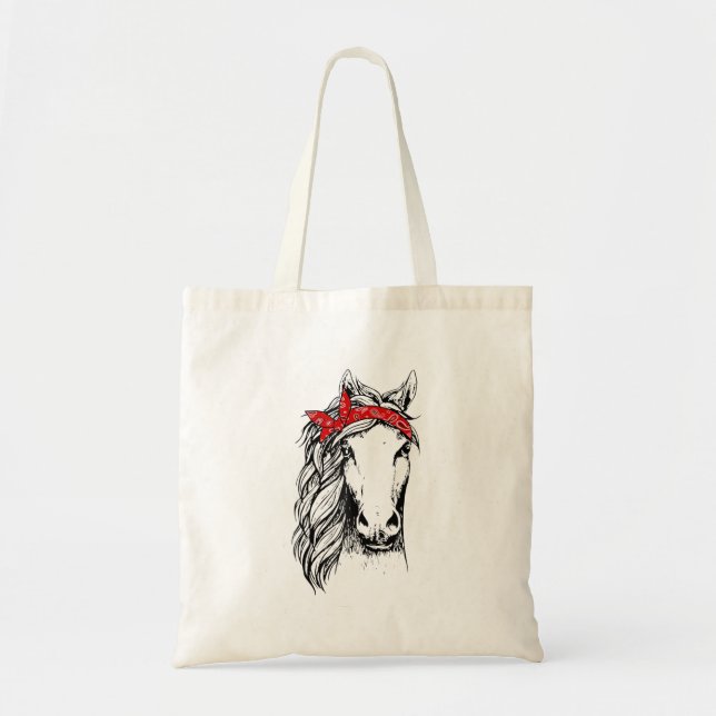 Bolsa Tote Horse Bandana (Frente)