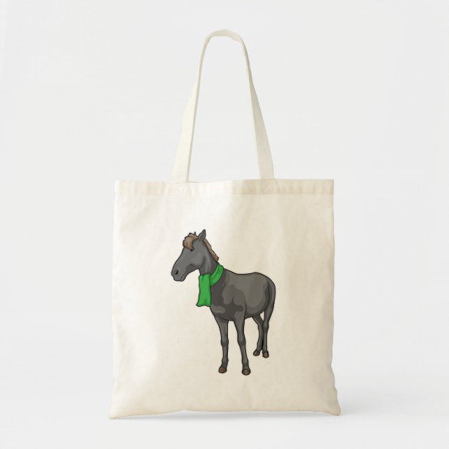Bolsa Tote Horse Scarf (Frente)