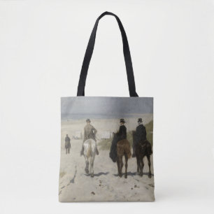 Bolsa Tote Horseback Ride ao longo da praia - Belas Artes