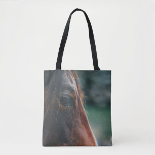 Bolsa Tote Horso Marrom Fechado