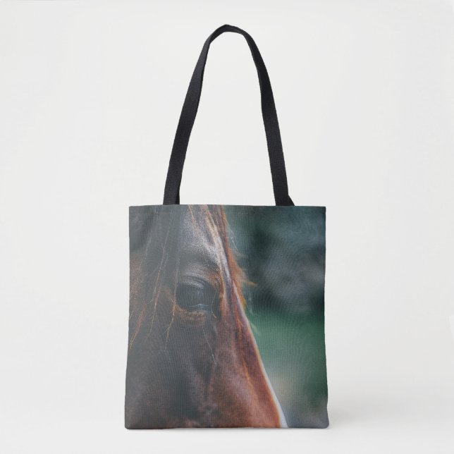 Bolsa Tote Horso Marrom Fechado (Frente)