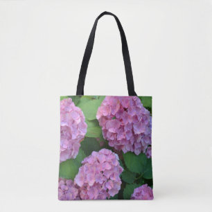 Bolsa Tote Hortensia hydrangea rosa