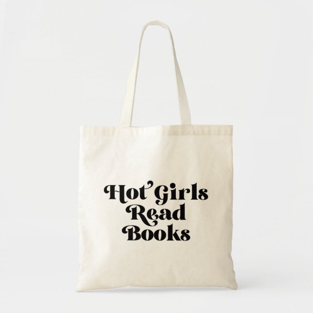 Bolsa Tote Hot Girls Leia Livros (Frente)