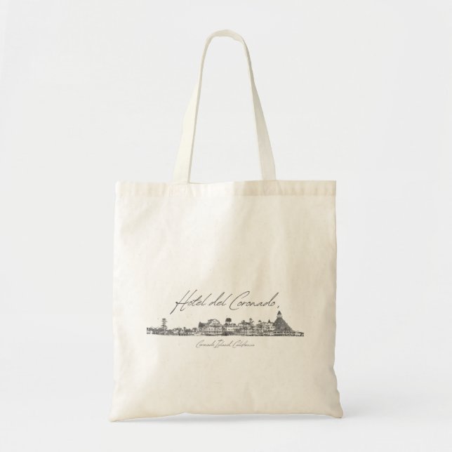 Bolsa Tote Hotel del Coronado San Diego Tote Bag (Frente)