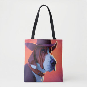 Bolsa Tote Hound Basset