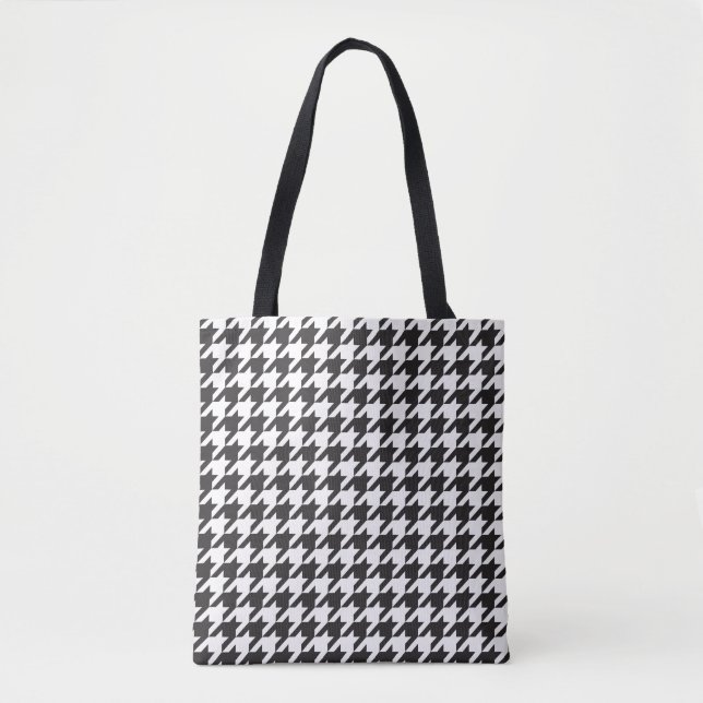Bolsa Tote Houndstooth (Frente)
