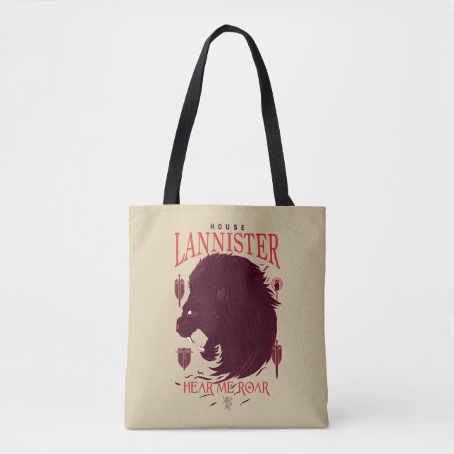 Bolsa Tote House Lannister - Ouça-me Roar (Frente)
