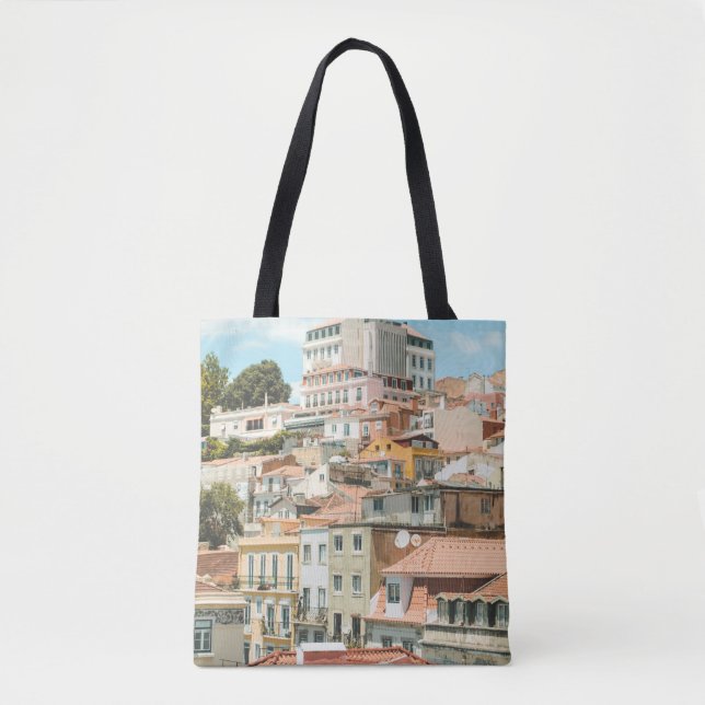 BOLSA TOTE HOUSES UNDER CLEAR SKY (Frente)