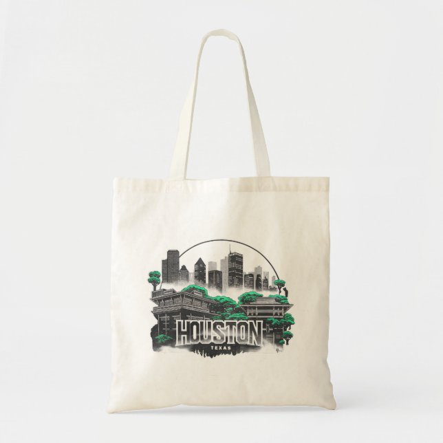 Bolsa Tote Houston City Texas EUA (Frente)