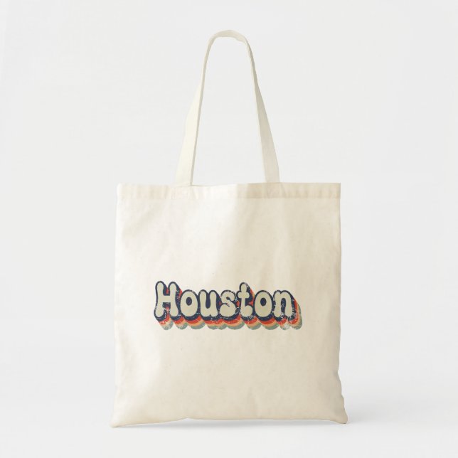 Bolsa Tote Houston Texas Chrome City Classic Art (Frente)