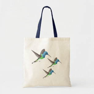 Bolsa Tote Hovering Jacobin Hummingbird - transparente.