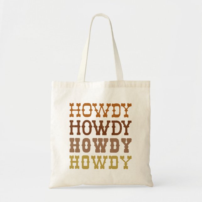 Bolsa Tote Howdy (Frente)