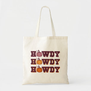 Bolsa Tote Howdy Halloween Tote Bag