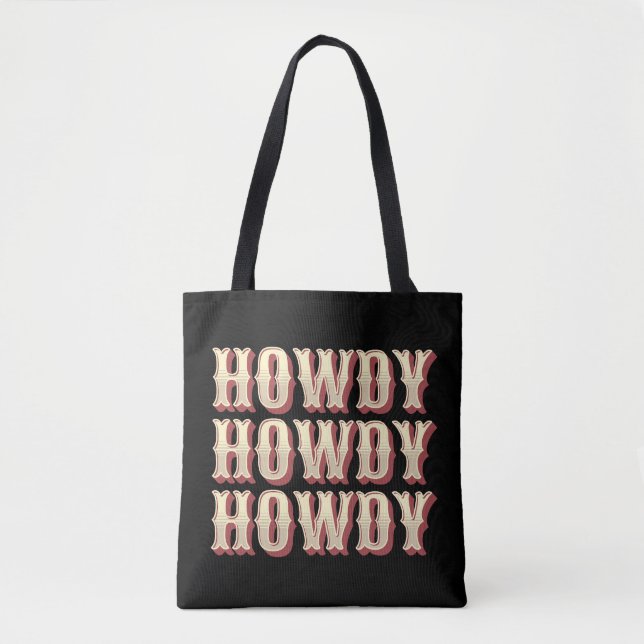 Bolsa Tote Howdy Howdy Howdy (Frente)