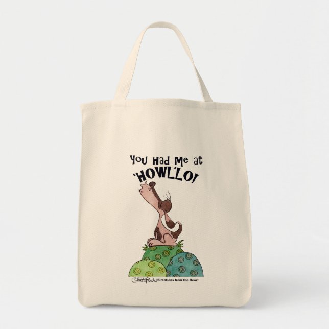 Bolsa Tote Howler Dog (Frente)