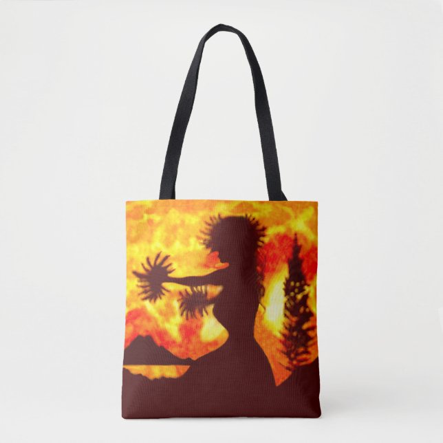Bolsa Tote Hula Dancer  (Frente)