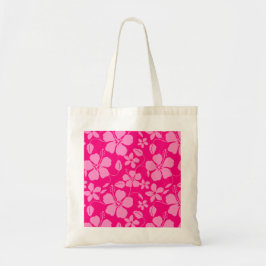 BOLSA TOTE HULA HAWAIANA (HIBISCO) GOIABA ROSA