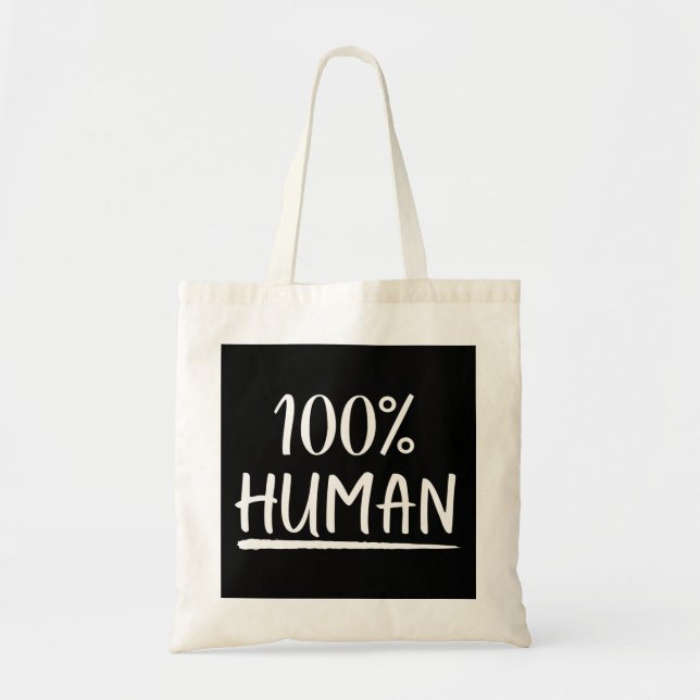 Bolsa Tote Humanidade 100% Humana (Frente)