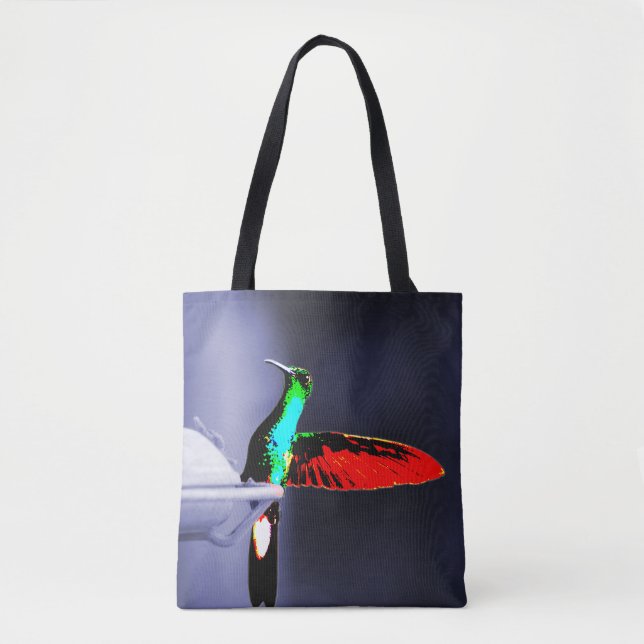 Bolsa Tote Hummingbird Colorido (Frente)