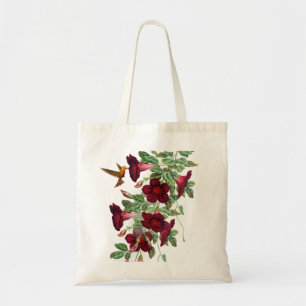Bolsa Tote Hummingbird com flores de Mandevillea