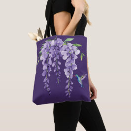 Bolsa Tote Hummingbird e Wisteria