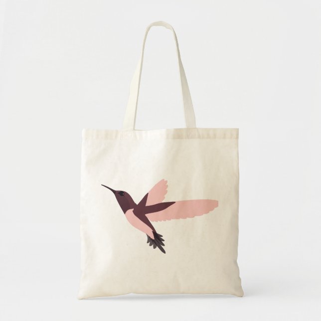 Bolsa Tote Hummingbird Rosa (Frente)